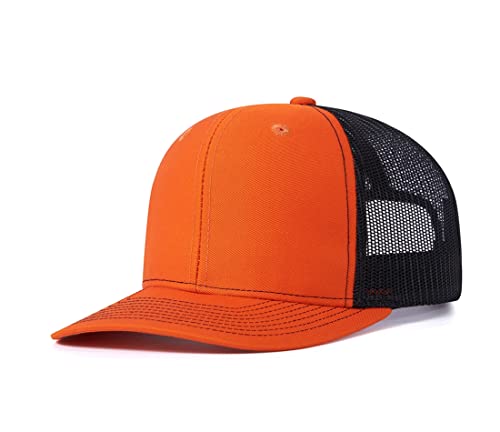 Image of Quanhaigou Trucker Hat - Mesh Snap Back - Unisex Adjustable Baseball Cap - Outdoor Hats for Men Women