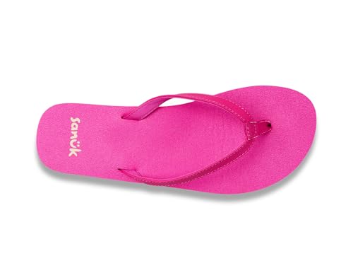 Image of Sanuk Yoga Joy Womens Flip Flops | Yoga Mat Footbed | Sandals for Women | Womens Yoga Sandals | Women's Beach Sandals