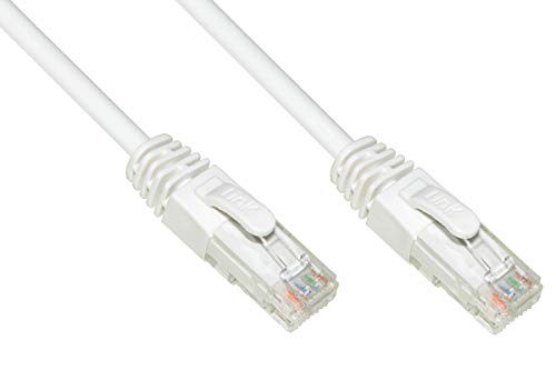 Câble réseau CAT 6A UTP LINK LK6AU500W blanc sans halogène de 50 mètres pour connexion internet