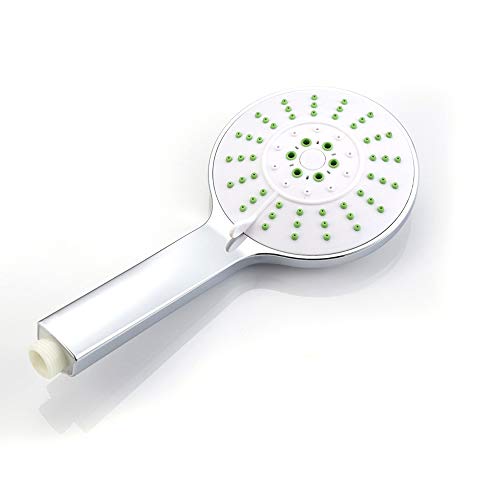 Cabezal de ducha manual alto flujo 5 modos masaje cromado L miniatura 6