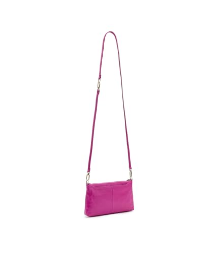 Image of HOBO Darcy Leather Convertible 3-in-1 Crossbody Bag with Removable & Adjustable Strap, Exterior Phone Slip Pocket