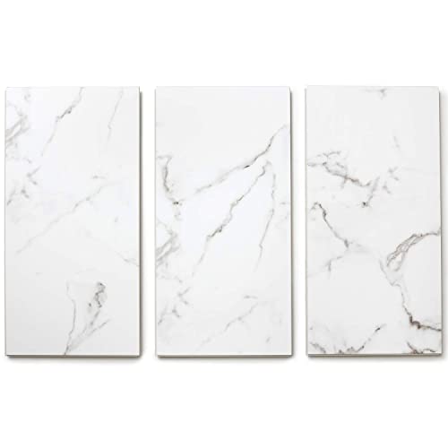 Lucida Surfaces TC-605 Luxury Vinyl Flooring Tiles-Interlocking Flooring For Diy Installation-8 Stone-Look Planks-Calacatta-Terracore-16 Sq. Feet thumb #3