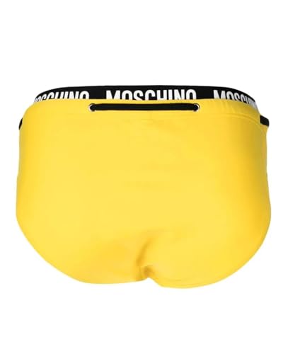 Maillot de bain homme polyester jaune de qualité supérieure A42044901 - 3