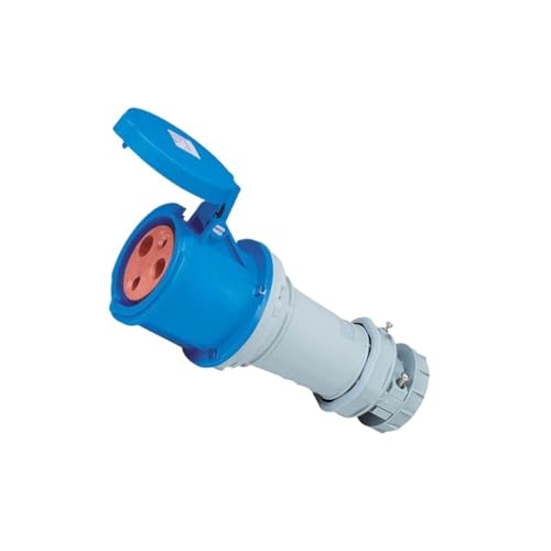 Conector industrial resistente al agua IP44 para alimentación aviación 16A 5