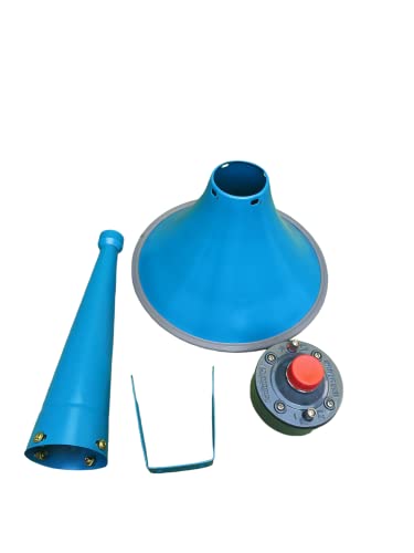 Image of WON wired Loudspeaker Pa System With 60 Watt Driver Unit Heavy Metal Body Blue Colour Size 12 Inch
