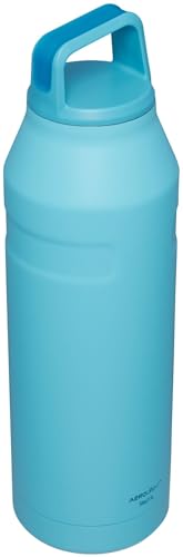 Image of Stanley IceFlow Cap and Carry Water Bottle | Wide Mouth Twist Lid | Lightweight & Leakproof for Travel & Sports | Insulated Stainless Steel | BPA-Free