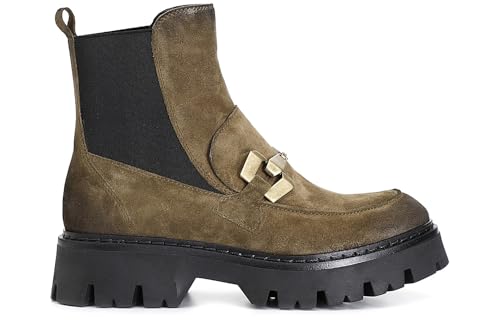 Cafè Noir C1FM6012 Bottines en Cuir Daim avec Elastique ET Pince - Les Beatles, Paul McCartney, John Lennon, RIngo Starr, George Harrison Cafè Noir C1FM6012 Bottines en Cuir Daim avec Elastique ET Pince – Image 3