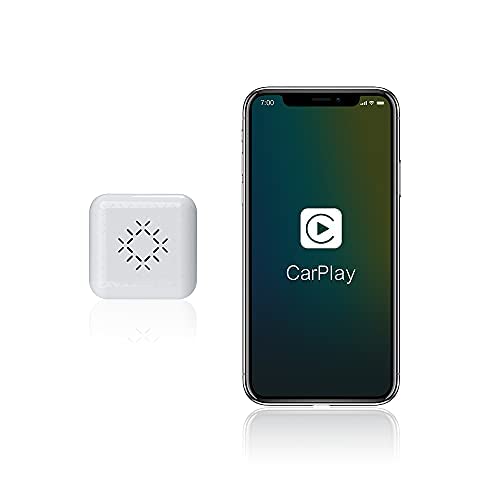 Wireless CarPlay Mini CarlinKit 3.0 Adapter, Only Compatible with Built-in Factory Wired Apple CarPlay car, Only Supports iPhone iOS, Turns Wired into Wireless, Music Siri GPS