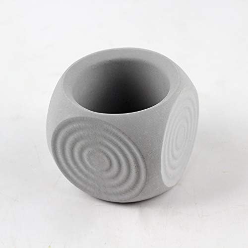 nicole Flower Pot Silicone Mold Concrete Planter Mould Handmade Cube Cement Mould