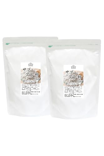 自然健康社 サゴでん粉 1kg×2個 打ち粉 打粉 澱粉 業務用
