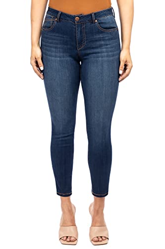1822 Denim Women's Curvy Rolled Ankle Skinny Jeans - Vintage Destructed, 27" Inseam, True To Size - View #4