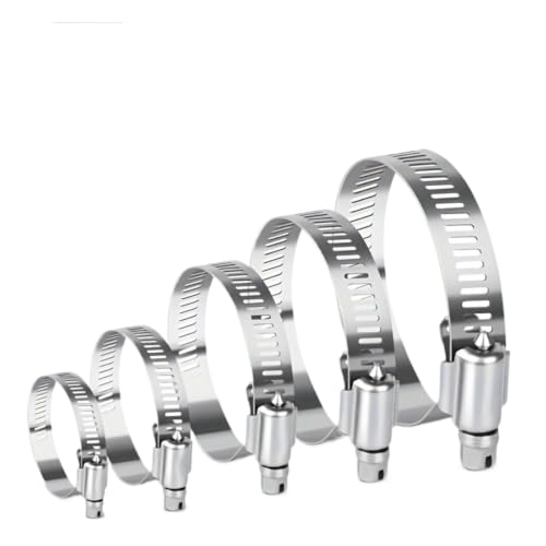 Abrazaderas de engranaje de tornillo sin fin anticorrosión para tubería de intercooler 2