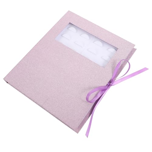 PACKOVE 1pezzi Scatola per Ciglia Finte Semplice Contenitore per Ciglia in Carta per Conservazione Design Raffinato e Materiale di Facile da Aprire e Chiudere