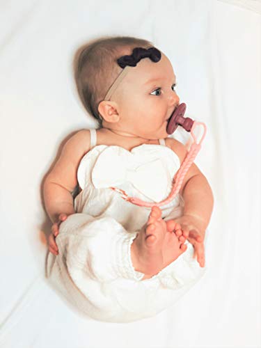 image for Itzy Ritzy Silicone Pacifier Clip; 100% Silicone Pacifier Strap with C