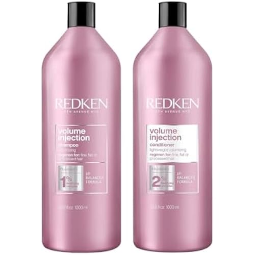 Redken Volume Injection Shampoo & Conditioner Set – For Fine Hair