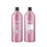 Redken Volume Injection Shampoo & Conditioner Set For Fine Hair - Adds Lift & Body, Volumizing & Detangling Without Weighing Down, Paraben-Free, 33.8 Fl Oz (Pack of 2)