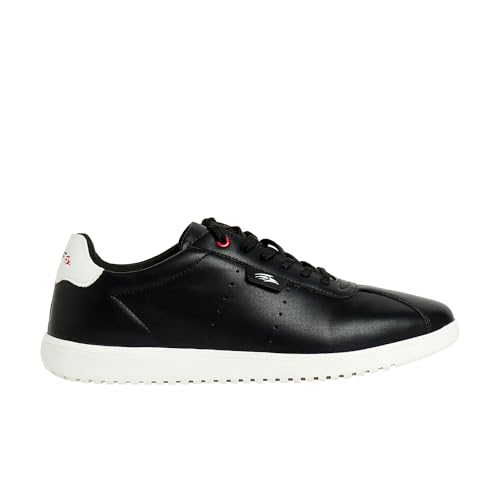 Image of PERF Men's White Sneakers - Stylish & Trendy Casual Shoes, PU Upper, TPR Sole, Super Comfortable, Lightweight Fashion Sneakers