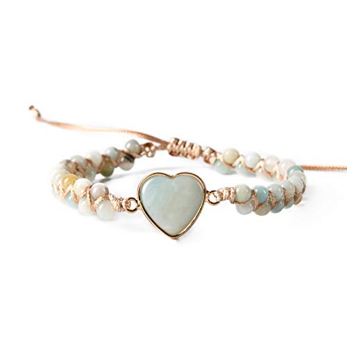 Image of YGLINE Boho Handmade Natural Stone Bead Wrap Wrist Statment Bracelet Jewelry Collection