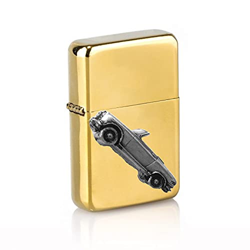 Briquet à essence voiture classique 204 Cabrio coupe-vent rechargeable