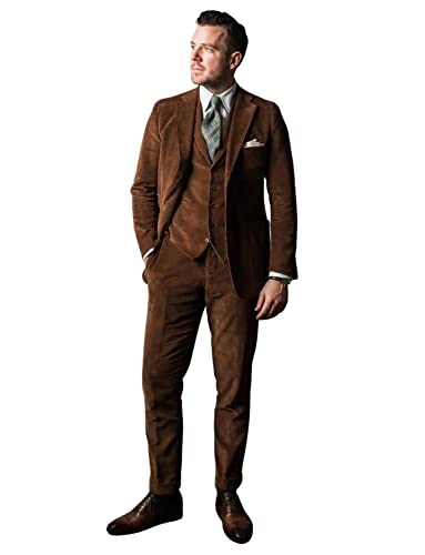 Costume en velours pour homme 3 pièces élégant et raffiné pour un mariage d'exception