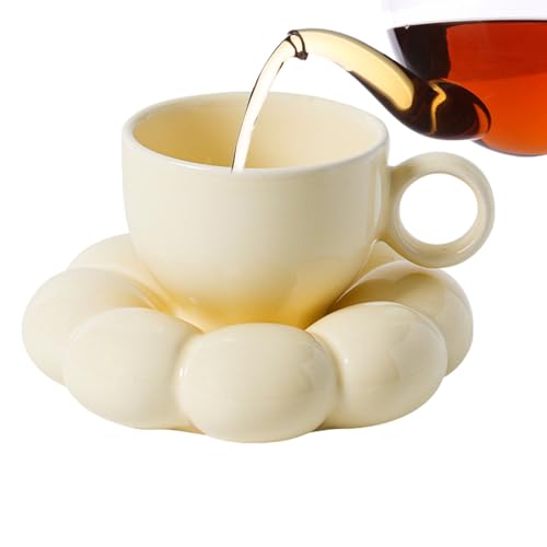 Ԃ̌`̃R[q[}O 14.5x14.5x10.8cm Z~bN t[eB[hN}O Ђ܂fUCe R[q[Jbv N₩ȉԕ}O Mݕ̃fXNgbvی̂߂̂Ђ܂fUC̃eB[ ƃ\[T[