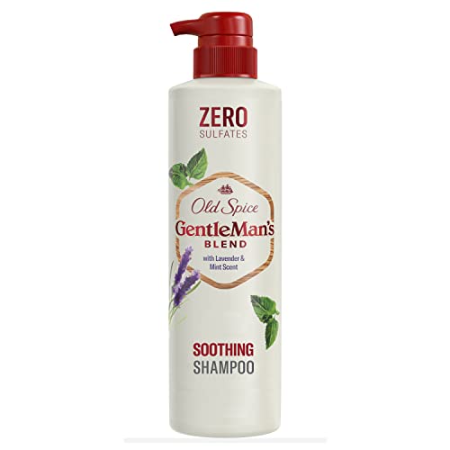 Caseeto Old Spice Gentlemanâ€™s Blend Soothing Men's Shampoo with Lavender & Mint Scent, 14.8oz 440mL Red,White,Green 1