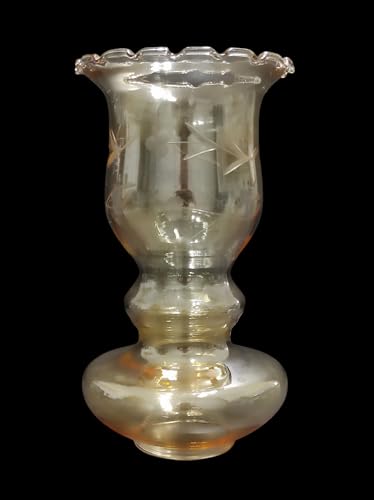 Boccia di vetro (300) per Lampadario Lume Lampada Paralume Glass Bowl Ø Foro 5,5 cm