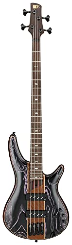 Ibanez Sr Premium 4-String Electric Bass Guitar (Right-Hand, Magic Wave Low Gloss) #TOP1