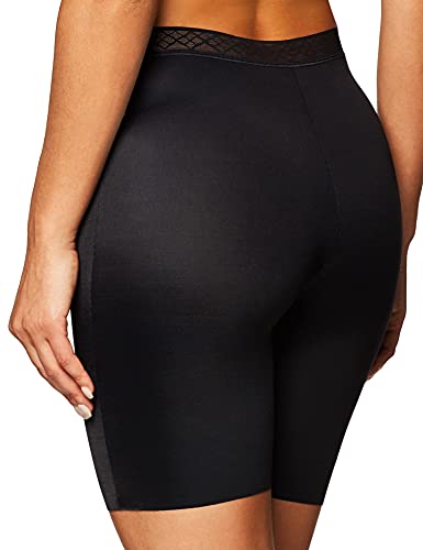Vassarette Women's Invisibly Smooth Slip Short Panty 12385, Black Sable, 3X-Large/10