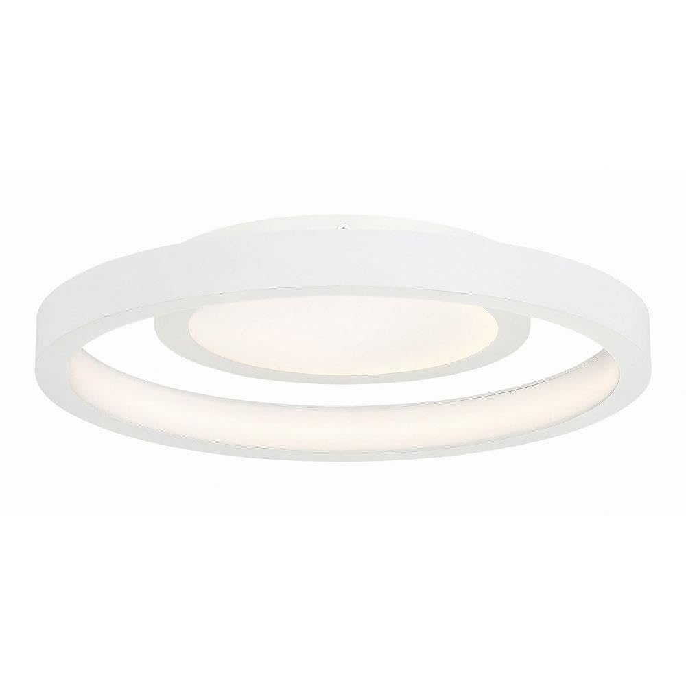P2015-044-L Knock Out LED Flush Mount, White