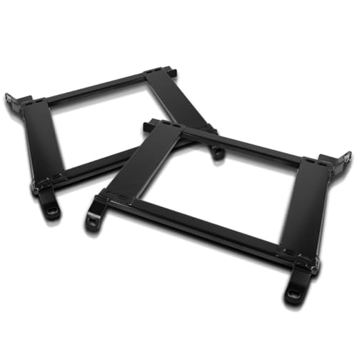 Spec-D Tuning Racing Seats Mounting Brackets Rail Track Compatible with 1993-2007 Subaru Impreza WRX Sti