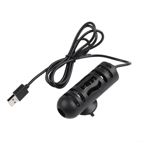 Upluxmira Chauffage d'aquarium portable alimenté par USB 10 W avec cordon de 1,2 m pour petits réservoirs et boîtiers tortues (USB avec gaine)