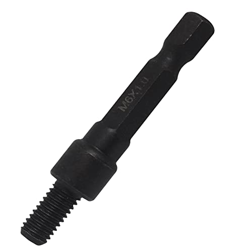 Image of 1pcs Thread Insert Installation Tool with 1 /4inch Hex Shank, Insert Nut Socket(Male Thread ;M6x1.0mm)