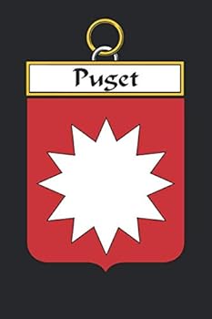 Paperback Puget: Puget Coat of Arms and Family Crest Notebook Journal (6 x 9 - 100 pages) Book