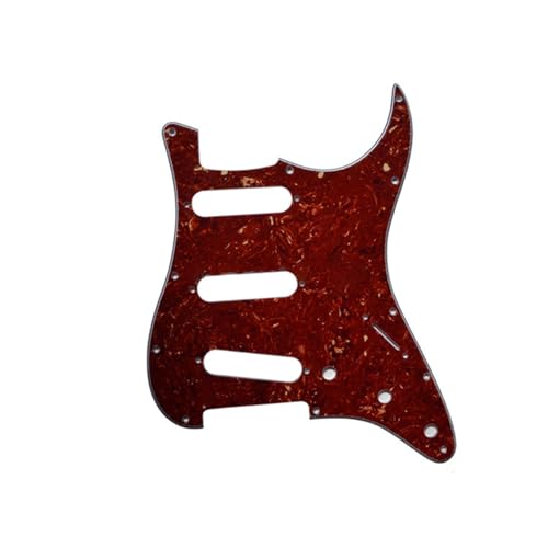 Protection de guitare electrique Strat SSS haut de gamme ecaille rouge