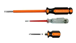 INDURO Screwdriver set 2 IN 1 (Tester, PH#2x150, PH#2x38) Orange/Black