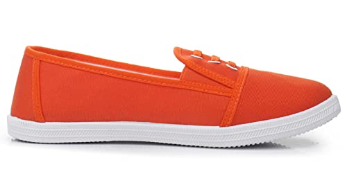 Cull4U Women's Chop-Chop Canvas Slip-On Sneaker3