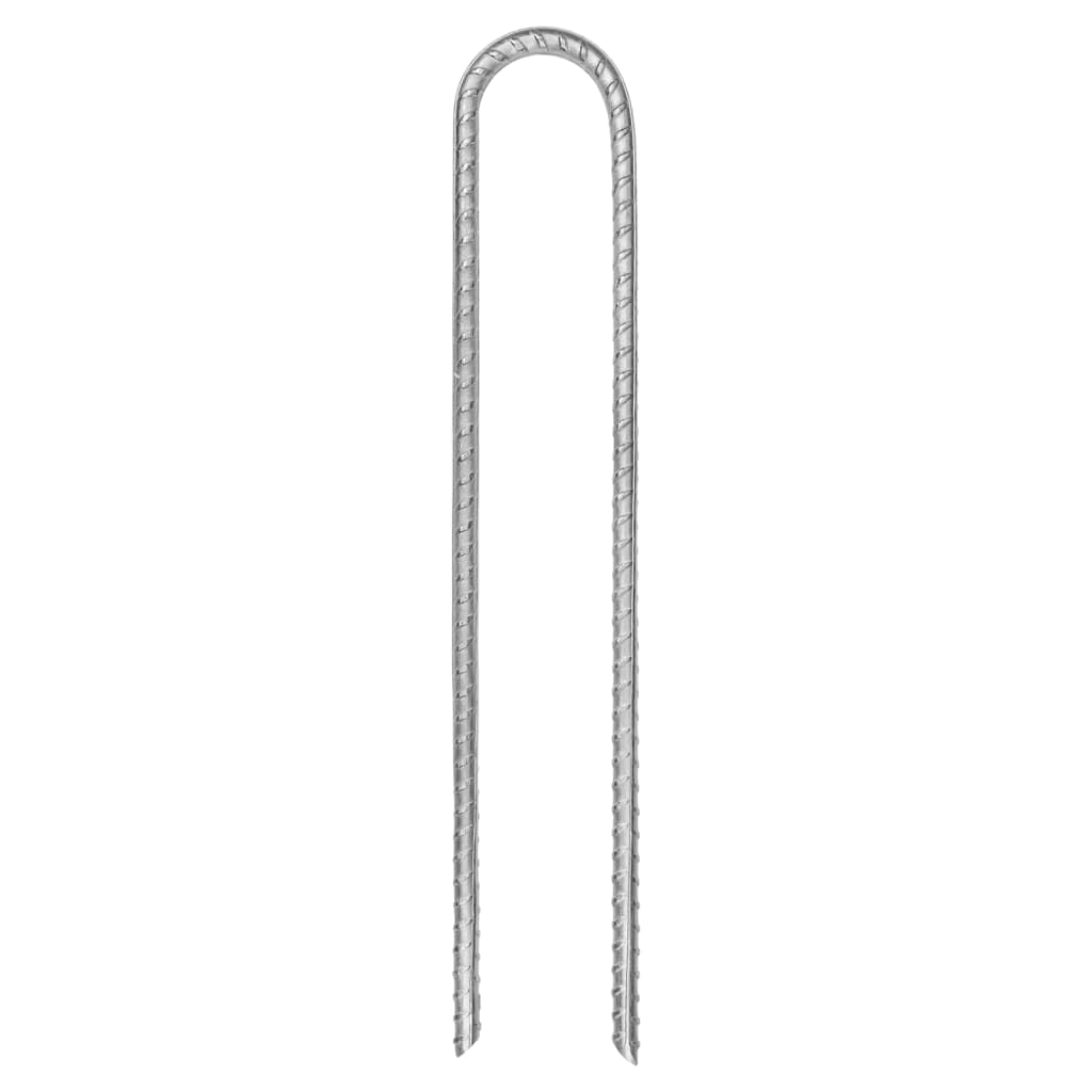 12er Set Zeltheringe U-Form 30 cm - Robuste Bodenanker aus verzinktem Stahl für Camping, Zelt, Pavillon und Markisen