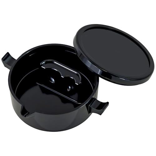 Amazon | 墨運堂 墨池 プラ N-60 黒 26501 | 硯 | 文房具・オフィス用品