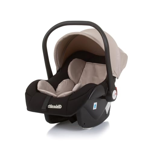 Chipolino Babyschale Amore i-Size Gruppe 0+ (0-13 kg) Kissen Griff verstellbar, Farbe:beige