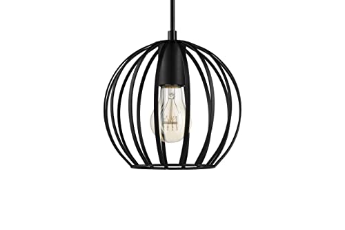 LIFA LIVING Industriële Hanglamp, 3-lichtse Plafondlamp, Zwarte Hanglampen, Moderne Metalen Verlichting, Ronde Hanglamp… - Afbeelding 6