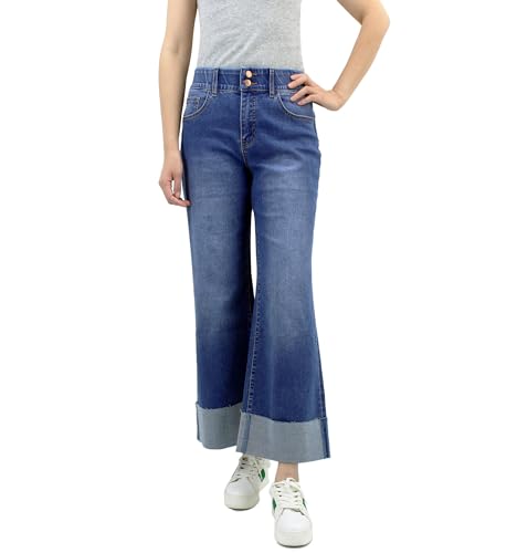 5 Pockets Wide Cuff Wide Leg Jean4