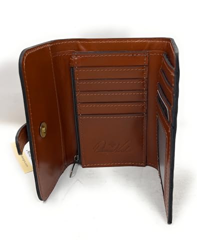 Patricia Nash Leather Perla Trifold Wallet, Tan3