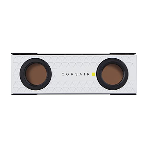 Bloque de refrigeración líquida Corsair Hydro X Series XM2 para SSD M.2 2280 blanco