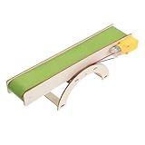 HEMOTON Small Electric Conveyor Belt Model Kit for Wooden Assembly Puzzle Educational Stem for Ages Hands Learning Project for Students
