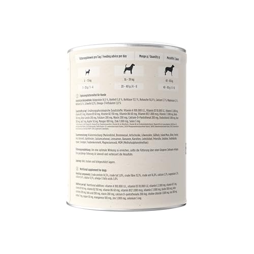 BARFKOMPLEX für Hunde | Natürlicher Barf Zusatz | Rundumversorgung für artgerechte & ausgewogene Rohfütterung | Reich an Vitaminen & Mineralien | Ohne künstliche Zusätze | 500g | Deutsche Herstellung
