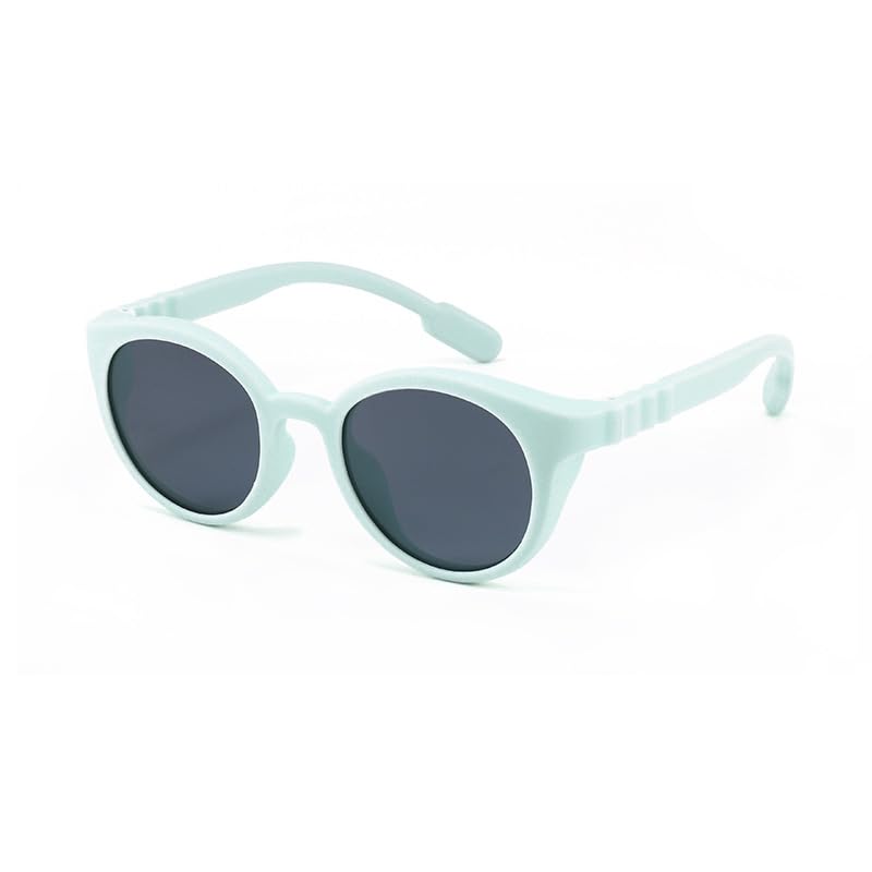Hifot Polarizadas Gafas de Sol Niño y Niñas, Protección UV400 Gafas de Sol Infantiles, Gafas de Sol para Niños Gafas Sol Niña Gafas Sol Bebe, Montura Flexible de Redondo Gafas Sol Niño 3 Años a 10 Años