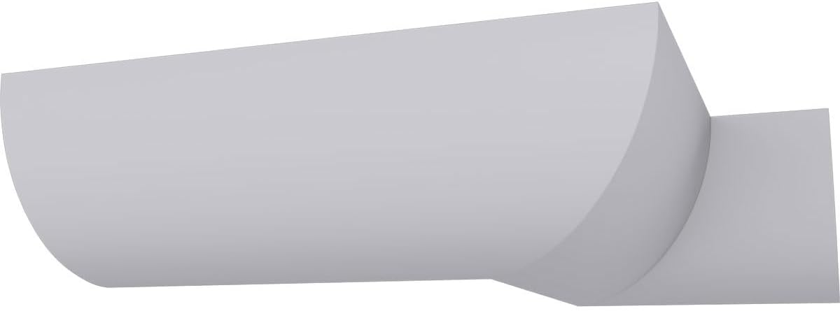 3 7/8"H x 3 7/8"P x 5 1/2"F x 94 1/2"L Cove Crown Moulding Single