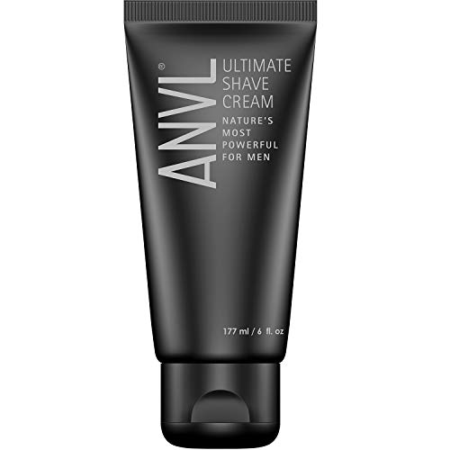 ANVL Non-Foaming Shaving Cream for Men, Natural and Organic, Unscented, For All Skin Types