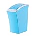 Produktbild Kunststoff drücken Überdeckungstyp Mülleimer,Rechteck Recycling Müllbehälters Großer hubraum Abfallbehälter für zuhause/blue